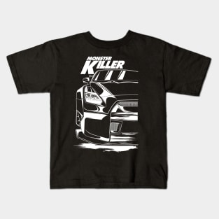GTR 35 Monster Killer BW Kids T-Shirt